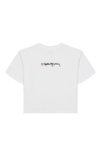 Хлопковая футболка STELLA MCCARTNEY, арт. TX8C51
