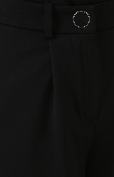 Шерстяные широкие брюки с защипами MUGLER, арт. PANTP202147B, фото 5