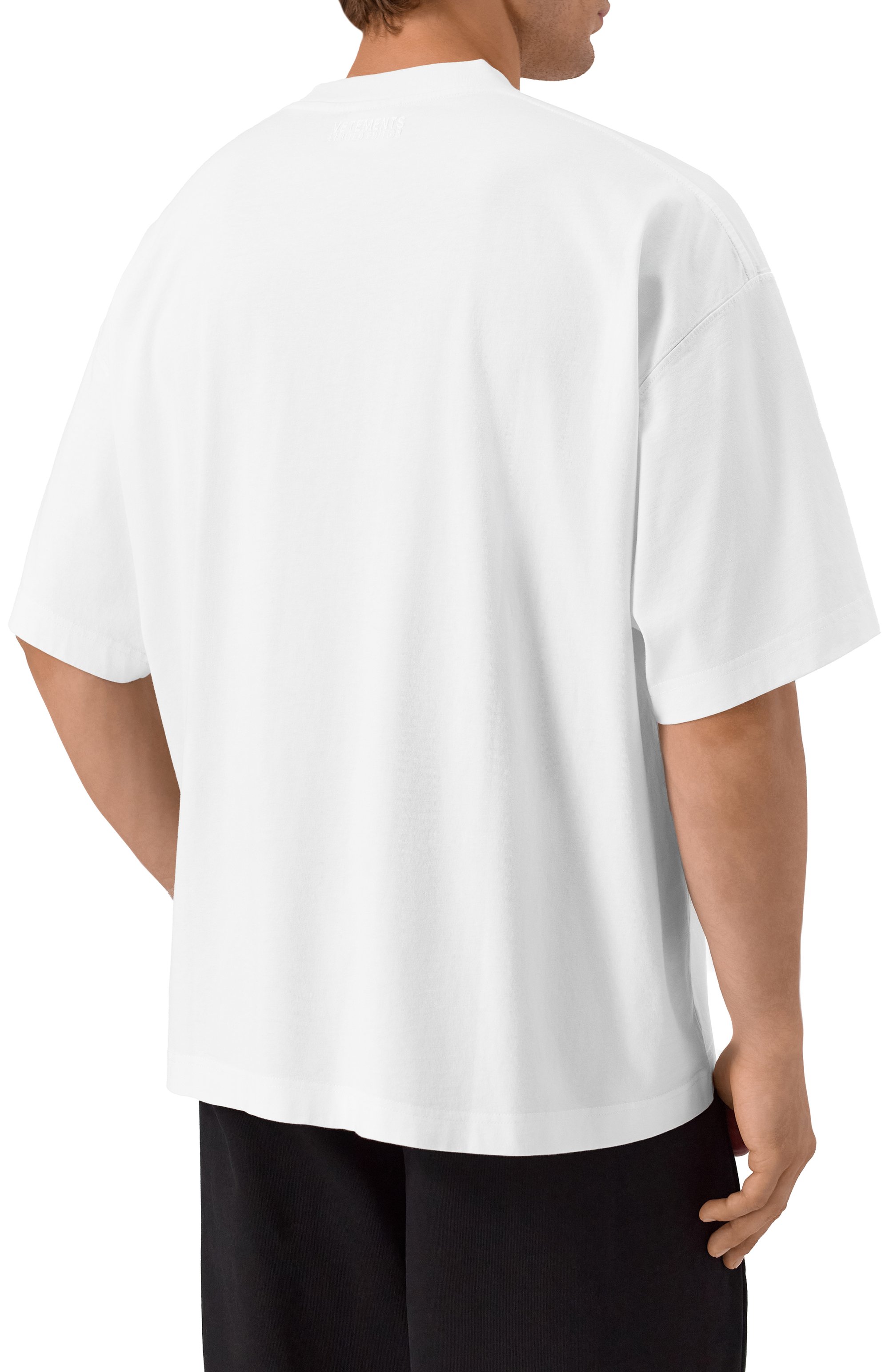 Хлопковая футболка VETEMENTS, арт. UH76TR650W/1000 LIGHT JERSEY, фото 4