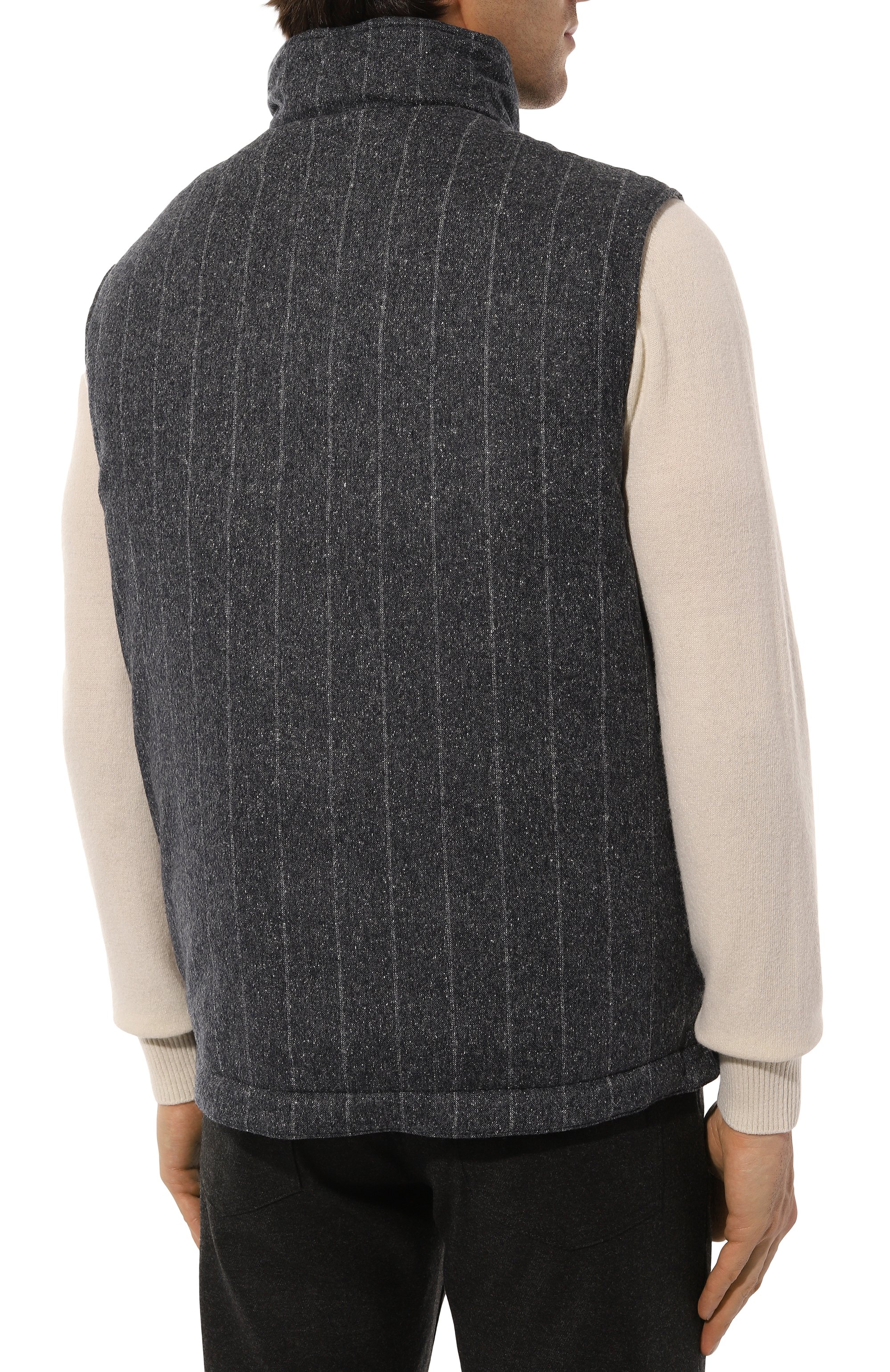 Пуховый жилет BRUNELLO CUCINELLI, арт. MY4561776, фото 4