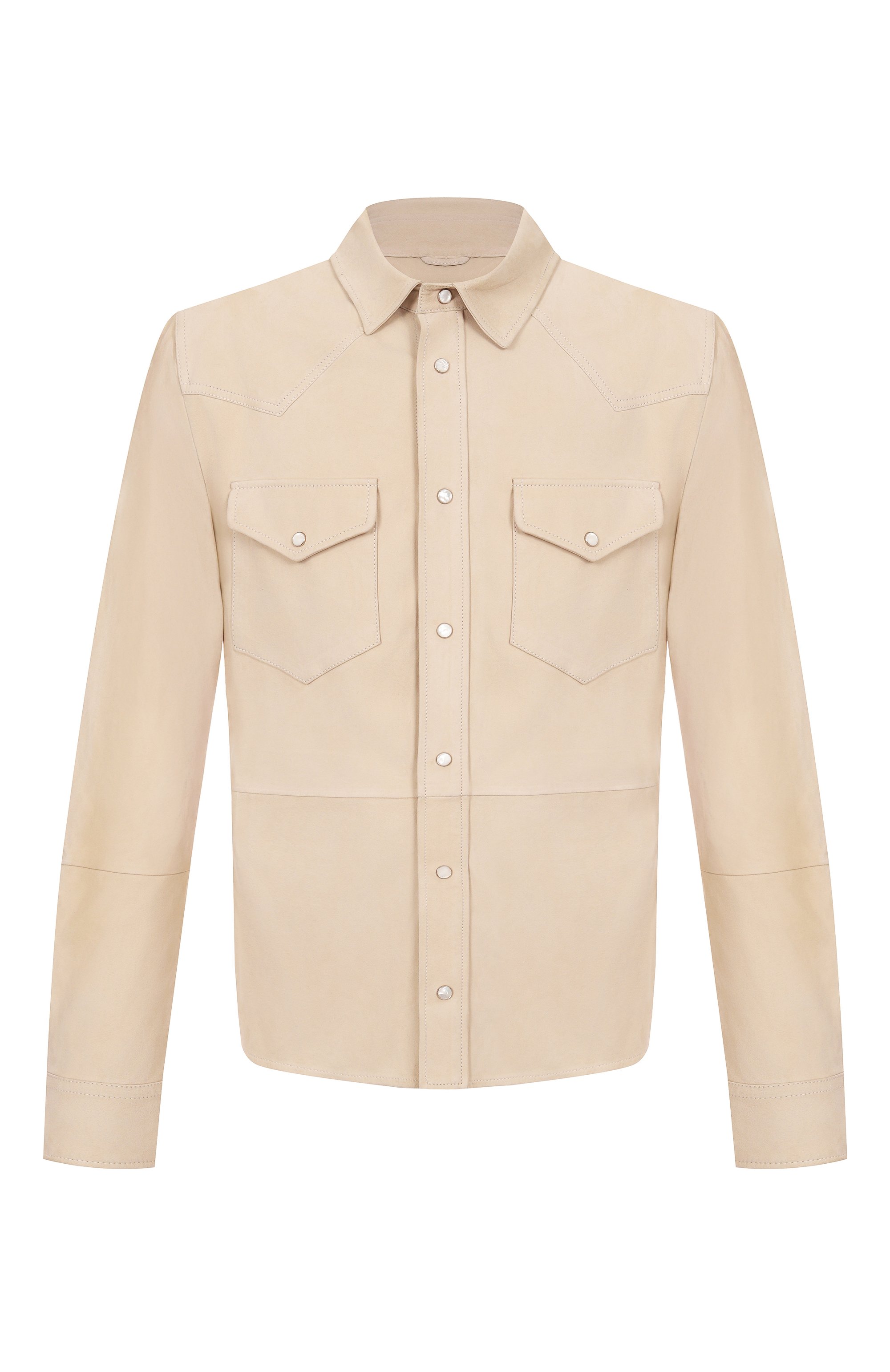 Замшевая куртка-рубашка BRUNELLO CUCINELLI, арт. MPCMI1721, фото 1
