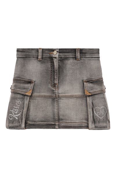 Джинсовая юбка MONNALISA, арт. 19D701