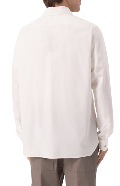 Хлопковая рубашка RICK OWENS, арт. RU01E5291/P, фото 4