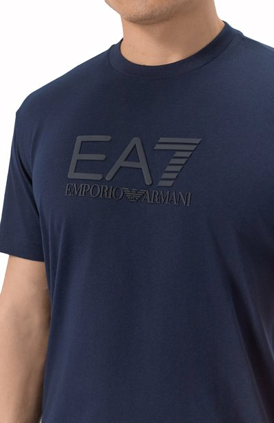 Хлопковая футболка EA7, арт. 7M000224/AF10375, фото 5