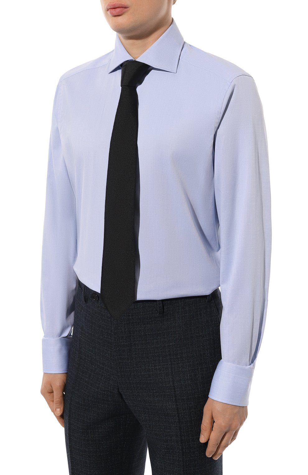 Хлопковая сорочка ZEGNA, арт. 601342A6/9MS0BA, фото 3