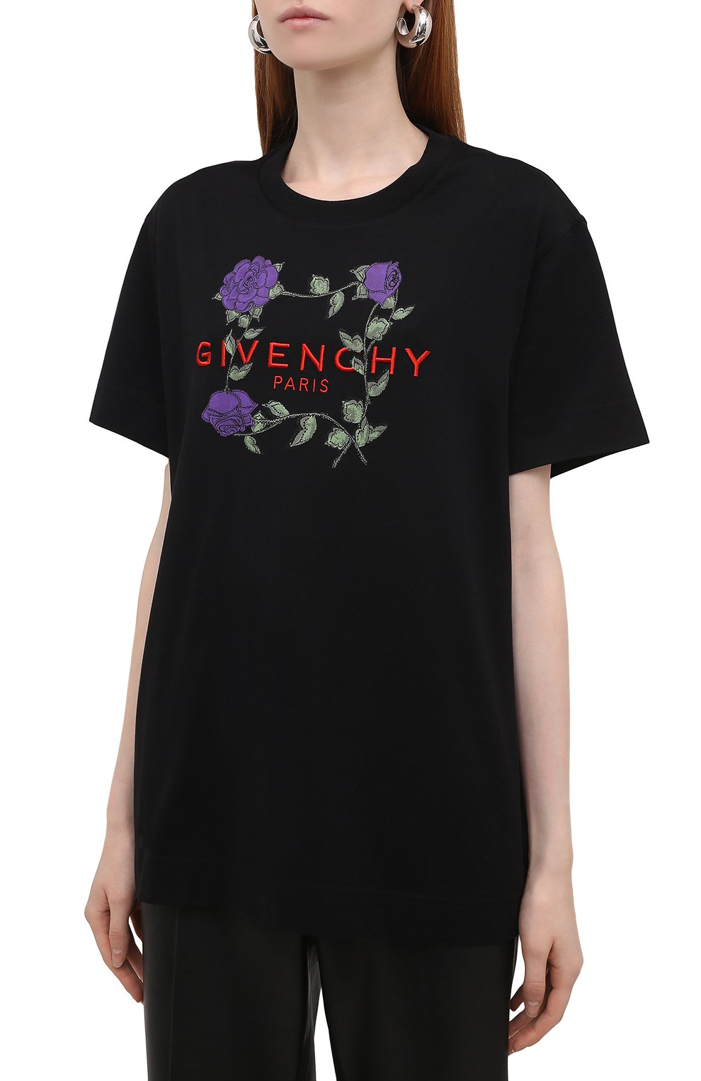 Хлопковая футболка GIVENCHY, арт. BW707Z3Z75, фото 3
