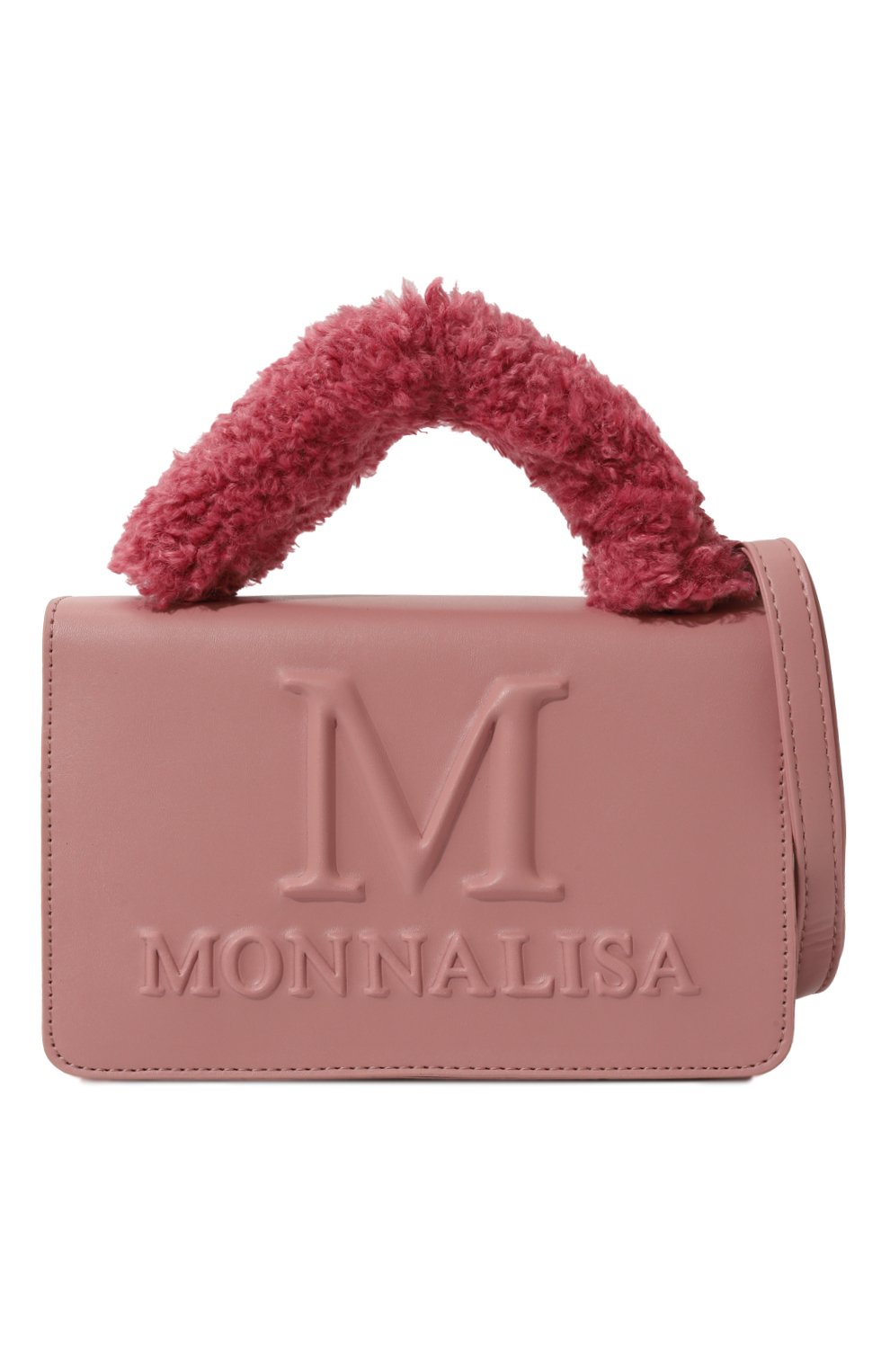 Сумка MONNALISA темно-розового цвета по цене 15680 руб., арт. 17D002, фото 4 Сумка MONNALISA, арт. 17D002, фото 4