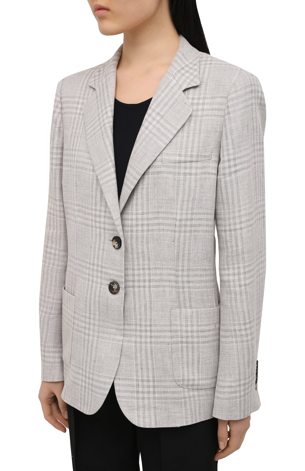Жакет из льна и шерсти EMPORIO ARMANI, арт. 0NG4ET/02167, фото 3