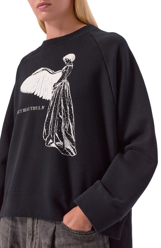 Хлопковый свитшот Undercover UC2E1894-3 Чёрный  UC2E1894-3 Фото 5