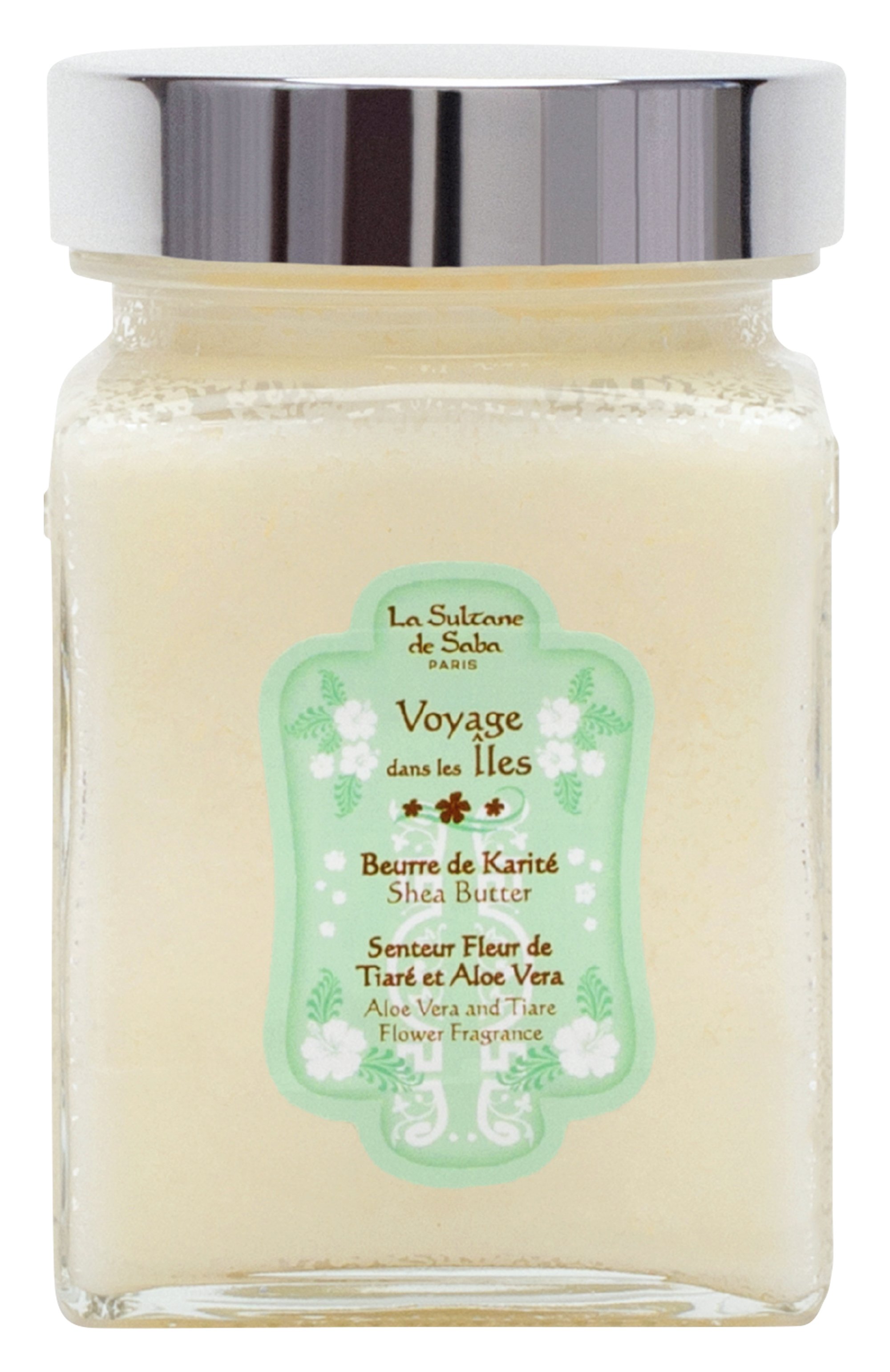 Масло карите для тела и волос "алоэ вера и цветы тиаре" (300ml) LA SULTANE DE SABA, арт. 3700448601872, фото 1