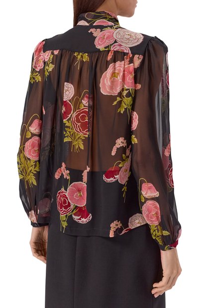 Шелковая блузка GIAMBATTISTA VALLI, арт. 26SSRVCA1014/30PRI, фото 4