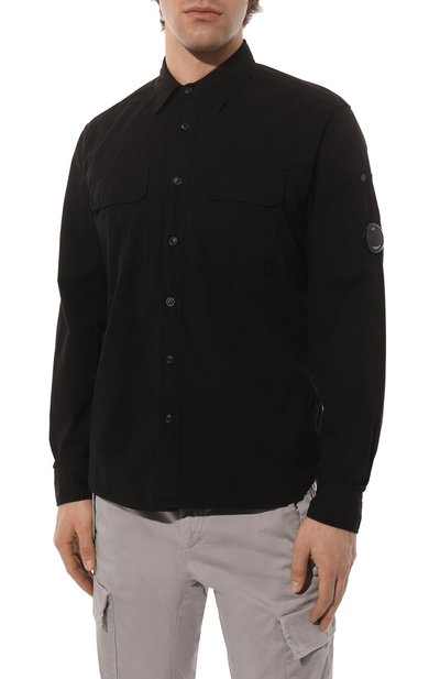 Хлопковая рубашка C.P. COMPANY, арт. 14CMSH157A-002824G, фото 3