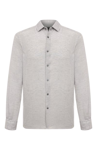 Мужская льняная рубашка ZEGNA, арт. UDX38A7/SRF5