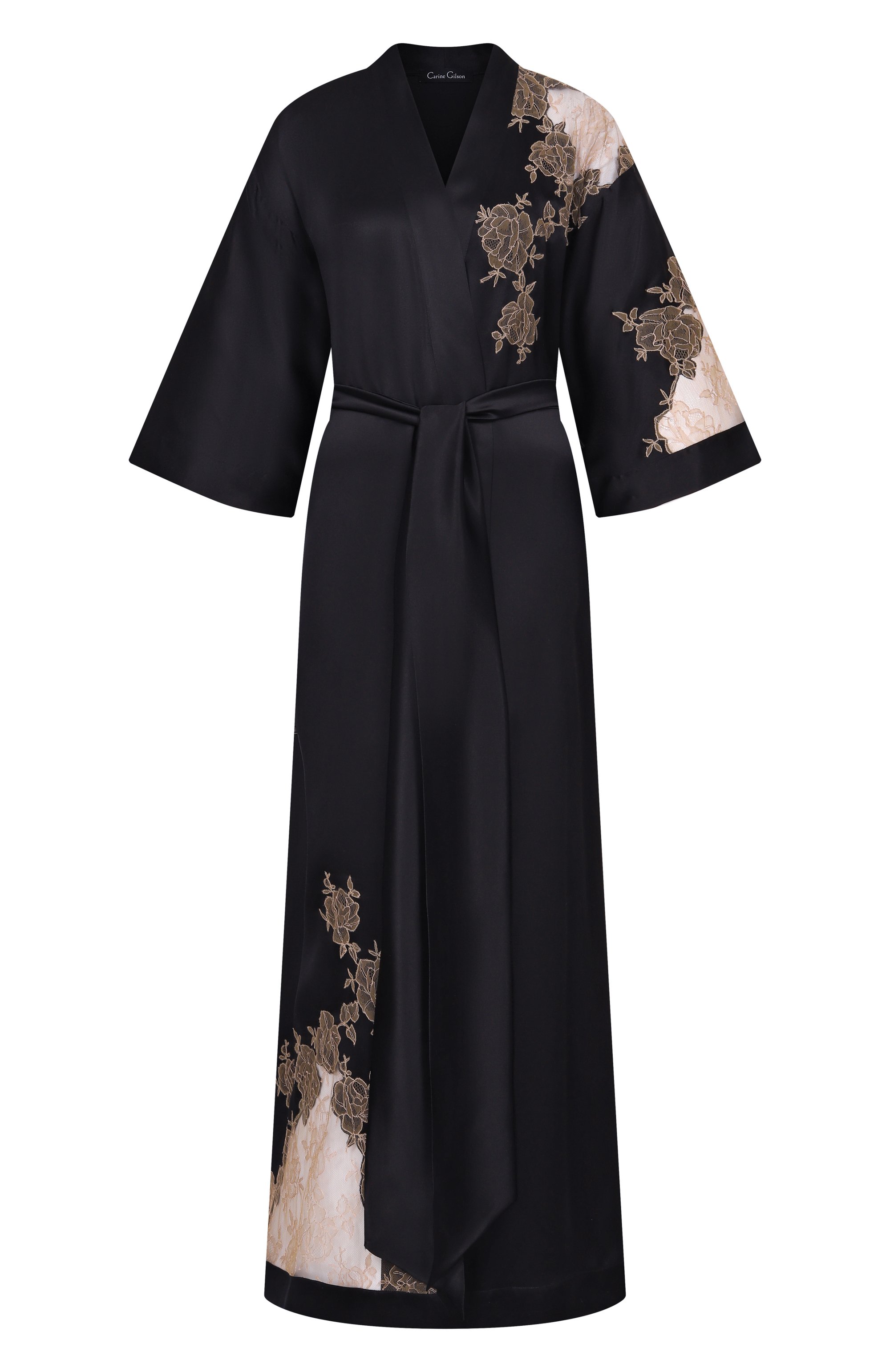 Шелковый халат CARINE GILSON, арт. AL0168AP, фото 1