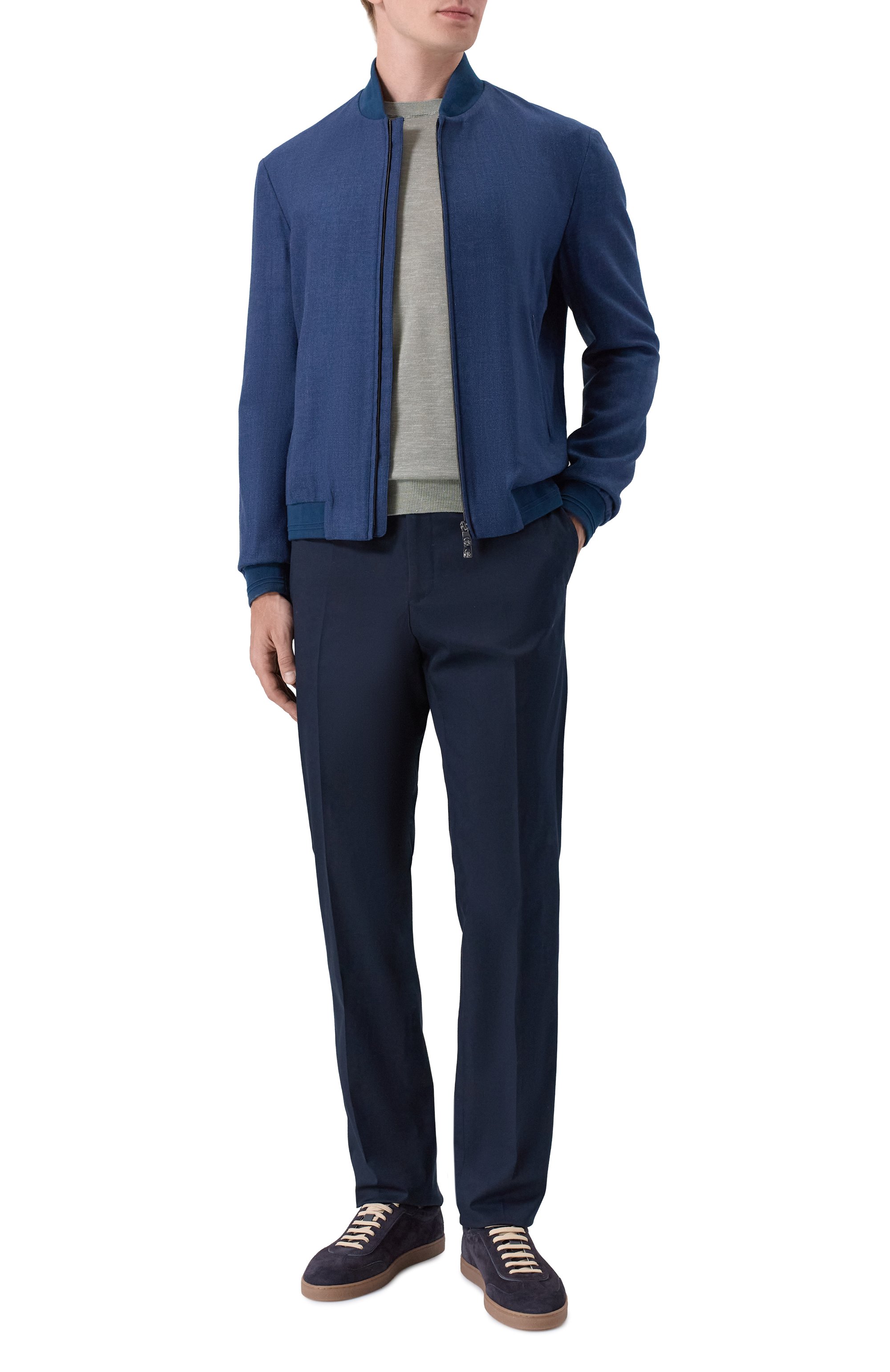 Хлопковые брюки CORNELIANI, арт. 275B01/2714517, фото 2