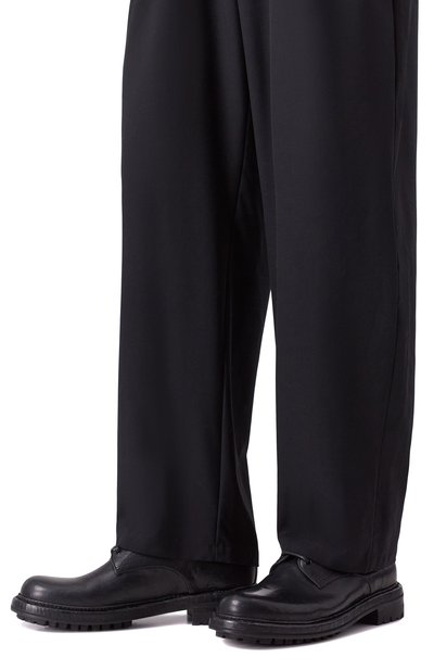 Кожаные дерби bernini DOLCE & GABBANA черного цвета по цене 78600 руб., арт. A10889/AV325, фото 3 Кожаные дерби bernini DOLCE & GABBANA, арт. A10889/AV325, фото 3