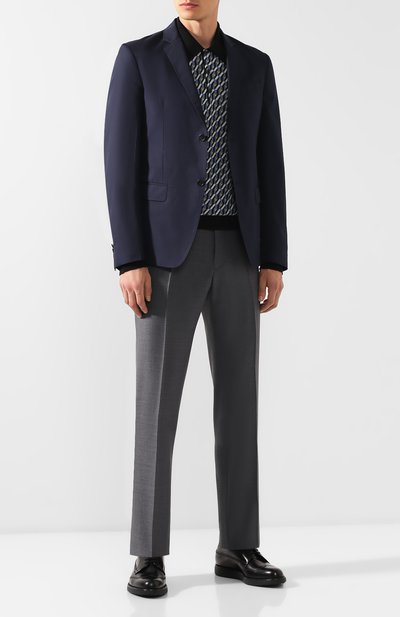 Кожаные дерби PRADA, арт. 2EE304-B4L-F0002, фото 2