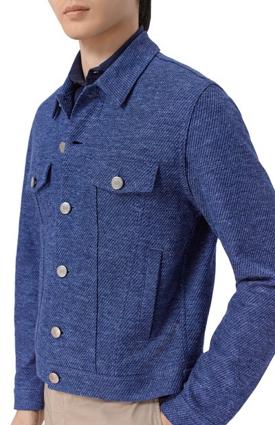 Куртка изо льна и хлопка JACOB COHEN, арт. JUM_H0076 082 M4558 RW, фото 5