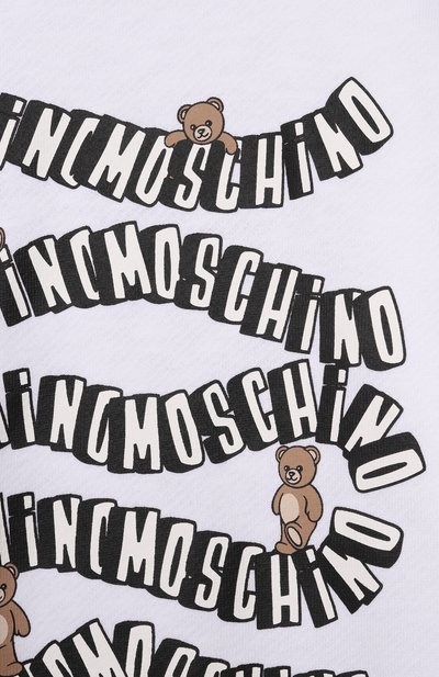 Хлопковый свитшот MOSCHINO белого цвета по цене 15000 руб., арт. HUF09L/LCA88_001, фото 3 Хлопковый свитшот MOSCHINO, арт. HUF09L/LCA88_001, фото 3