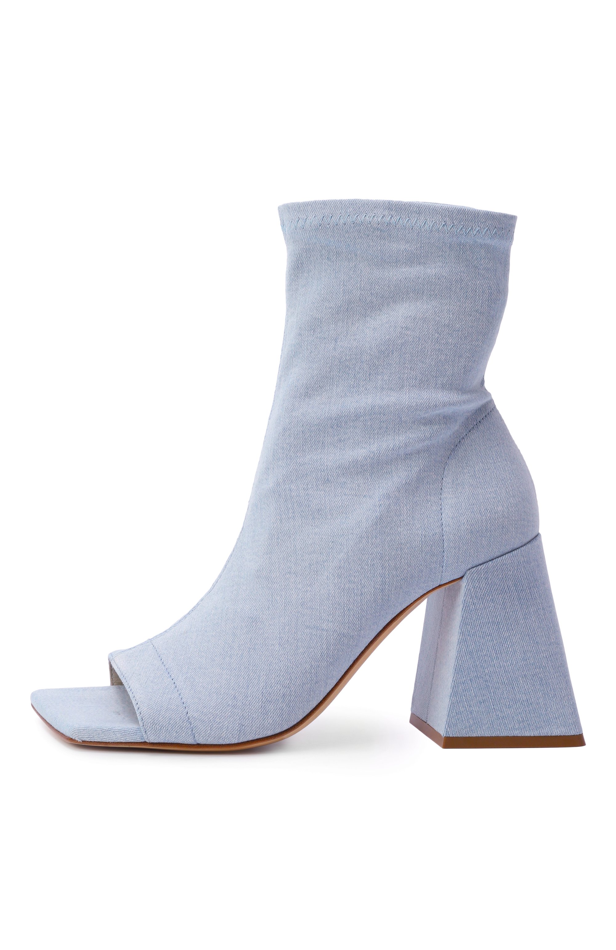 Текстильные ботильоны ming VIC MATIE голубого цвета по цене 45000 руб., арт. 1G3854D_G46G030515, фото 4 Текстильные ботильоны ming VIC MATIE, арт. 1G3854D_G46G030515, фото 4