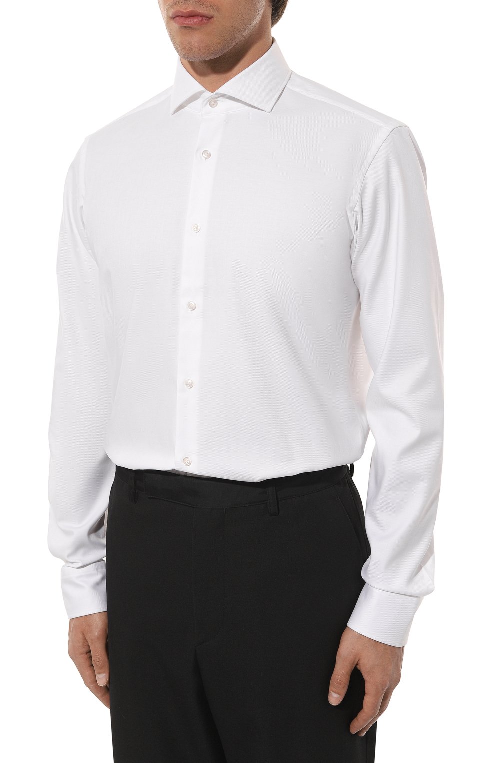 Хлопковая сорочка BOSS, арт. 50474279, фото 4