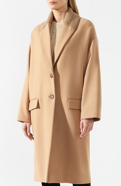 Шерстяное пальто STELLA MCCARTNEY бежевого цвета по цене 118000 руб., арт. 546810/SJB30, фото 3 Шерстяное пальто STELLA MCCARTNEY, арт. 546810/SJB30, фото 3
