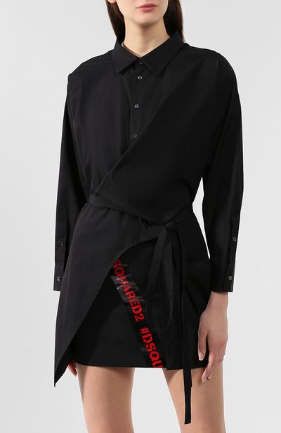 Хлопковое платье DSQUARED2, арт. S75FZ0033/STN836, фото 3
