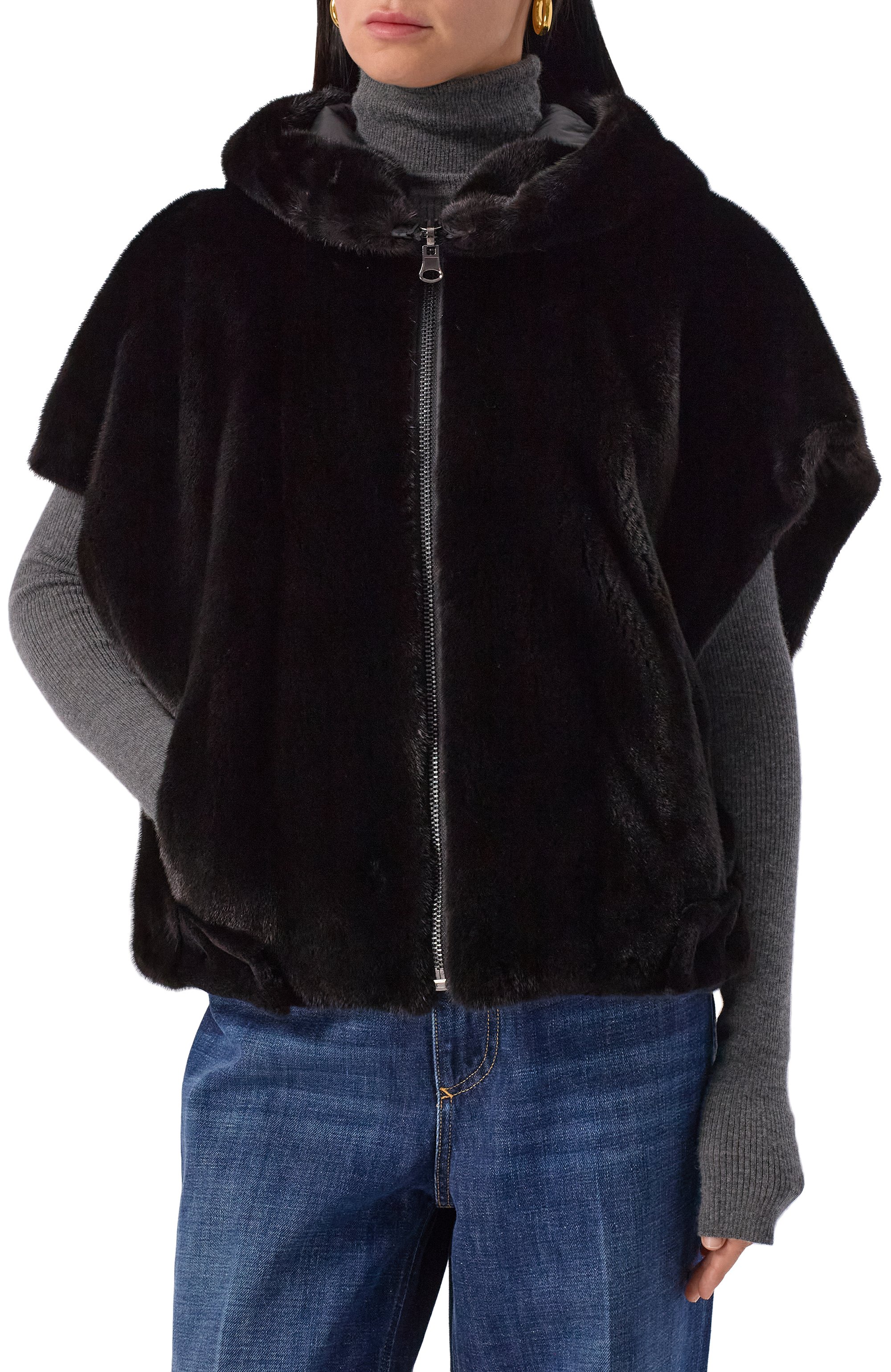 Двусторонний жилет из норки VICTORIA KUSENKOVA, арт. 822804002688, фото 3