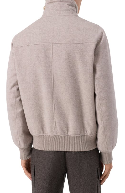 Утепленный бомбер Brunello Cucinelli MM4006889 Серый  MM4006889 Фото 4