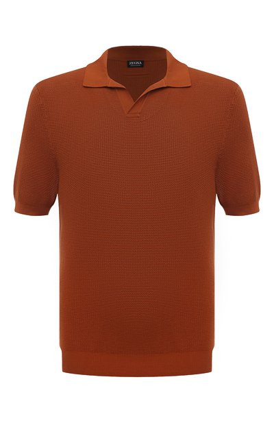 Мужская хлопковое поло ZEGNA, арт. UDC95A7/C32