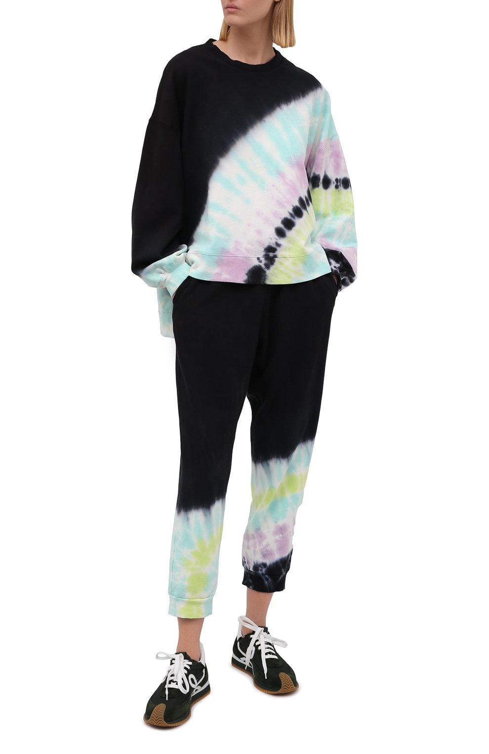 Хлопковый свитшот ELECTRIC AND ROSE темно-синего цвета по цене 22500 руб., арт. LFCV06-BEAM, фото 2 Хлопковый свитшот ELECTRIC AND ROSE, арт. LFCV06-BEAM, фото 2