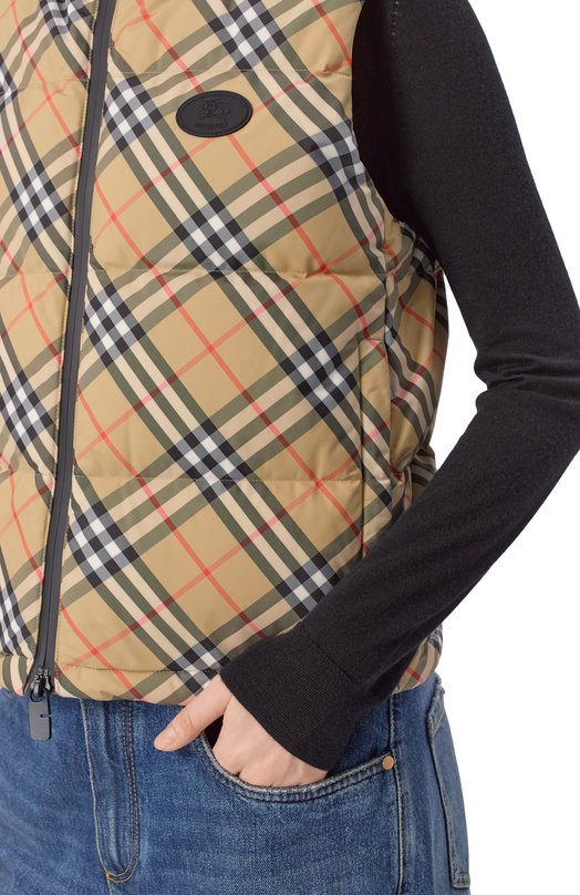 Утепленный жилет Burberry 8113139 Бежевый  8113139 Фото 5