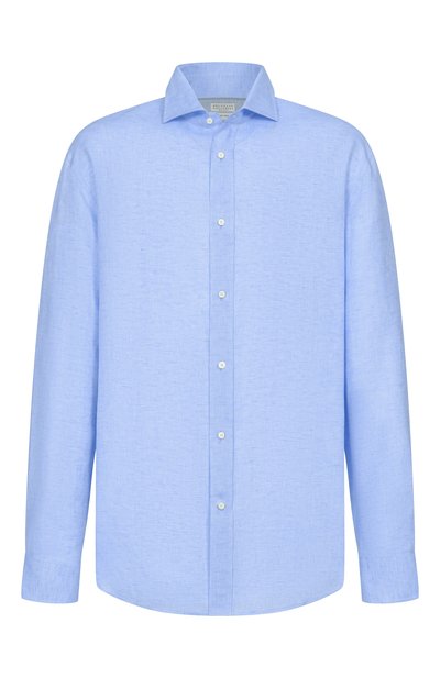 Льняная рубашка BRUNELLO CUCINELLI, арт. MM6840627, фото 1