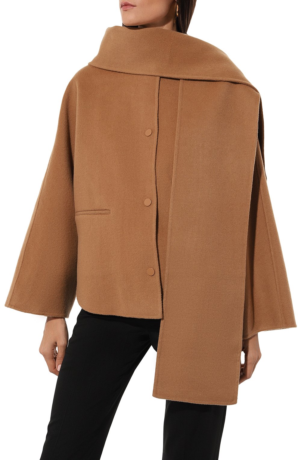 Шерстяное полупальто ERIKA CAVALLINI, арт. P4WW02, фото 3