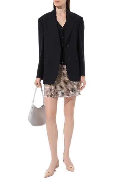Кардиган из кашемира и шелка PRADA, арт. 25437-40J-F0008, фото 2