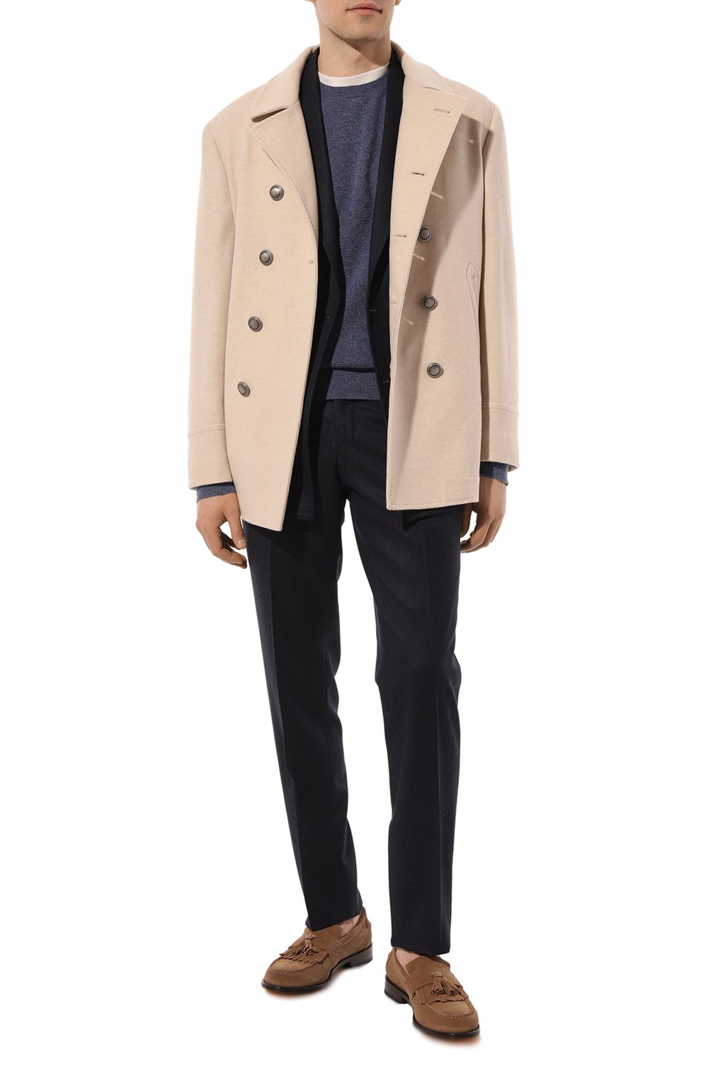 Замшевые лоферы DOUCAL'S, арт. DU3286GRANUY106T, фото 2