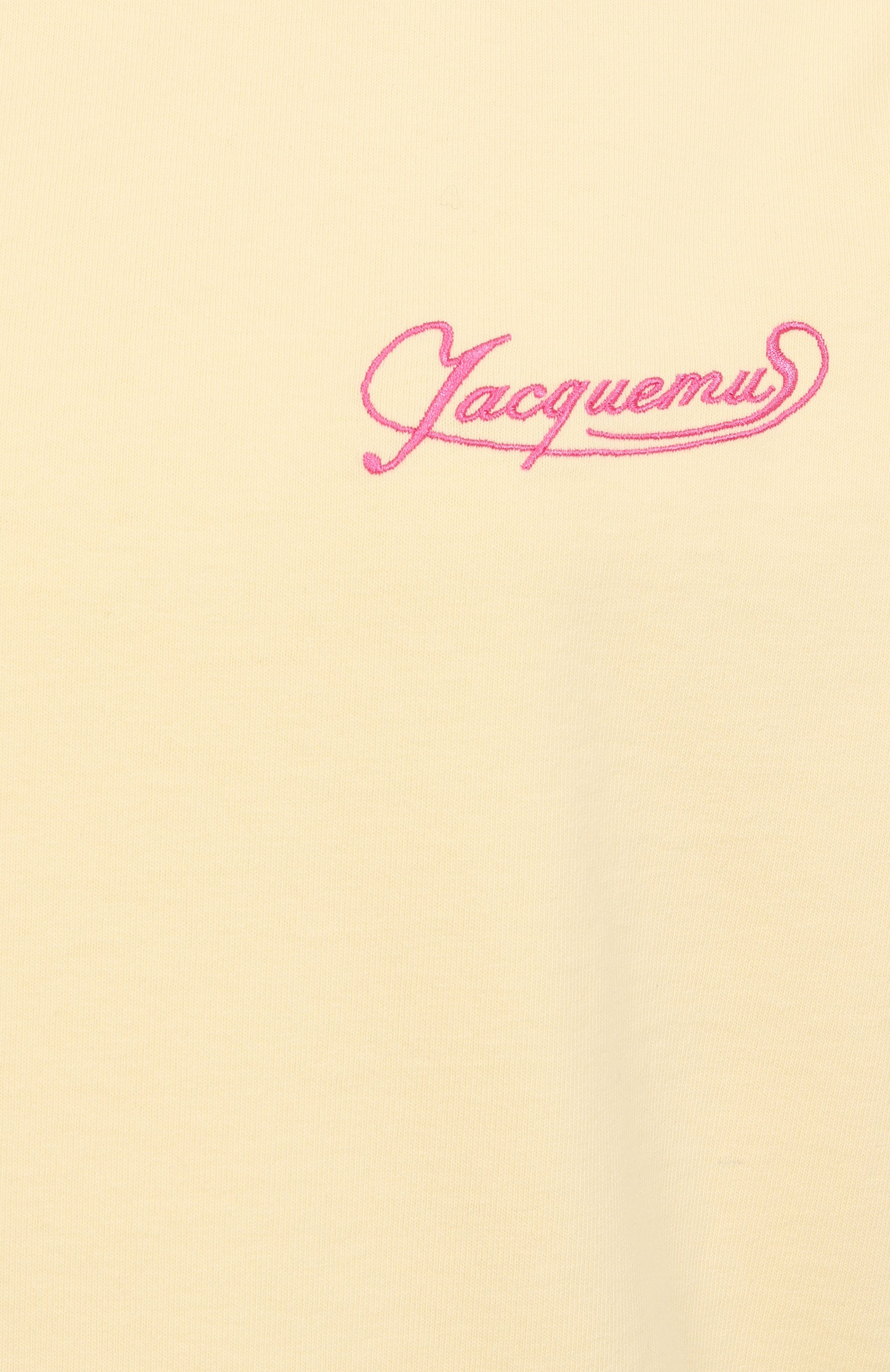 Хлопковая футболка JACQUEMUS, арт. 25E251JS216, фото 6