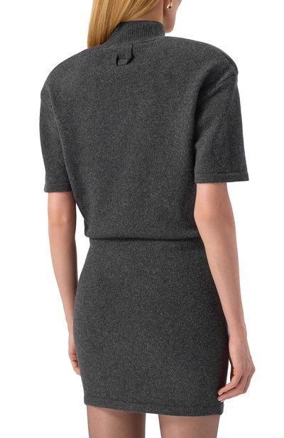 Платье из шерсти и кашемира JACQUEMUS, арт. 25HDRW00713/AK00282, фото 4