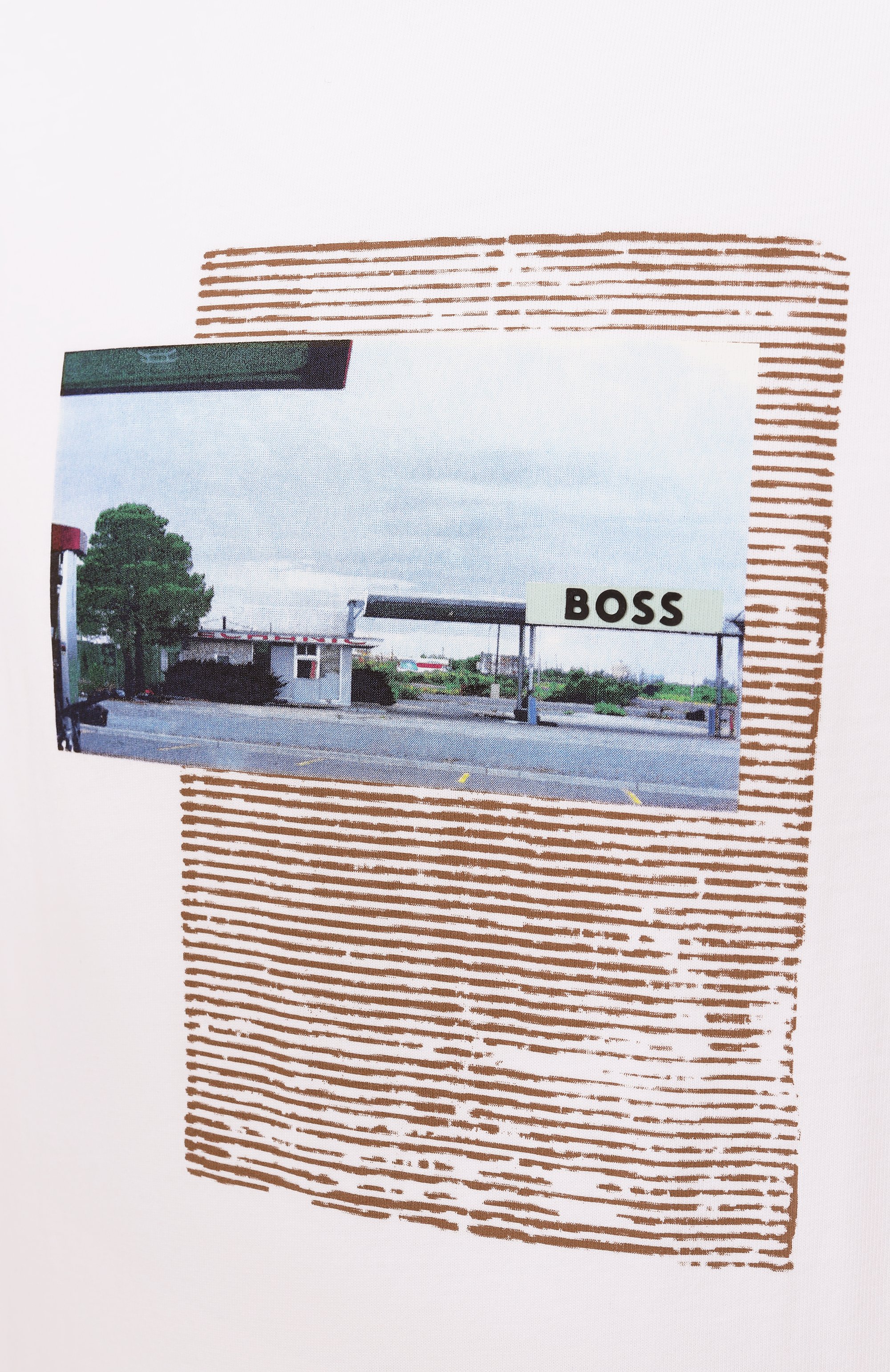 Хлопковая футболка BOSS ORANGE, арт. 50539180, фото 6