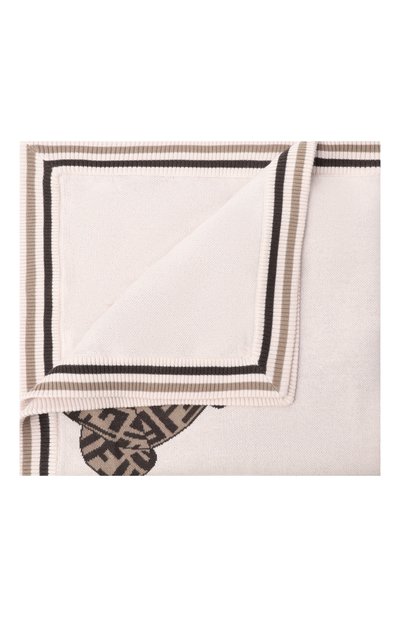 Одеяло из хлопка и кашемира FENDI, арт. BUJ323/AVVZ