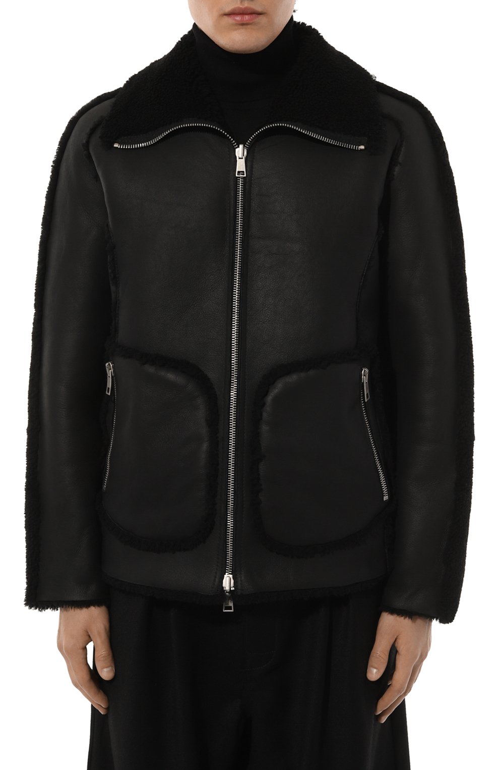 Двусторонняя дубленка из овчины ANDREA YA'AQOV, арт. 24MSHE53B, фото 3