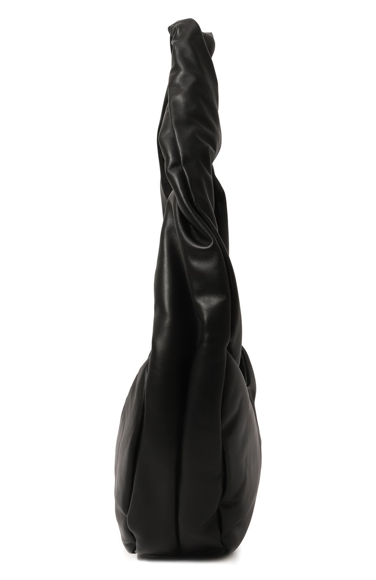 Женская сумка wyn medium REE PROJECTS черного цвета, арт. AW22/WYNMED1SC | Фото 4 (Размер: medium; Материал: Натуральная кожа; Сумки-технические: Сумки через плечо; Драгоценные камни: Проставлено; Материал сплава: Проставлено)