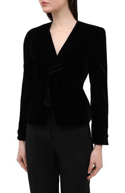 Жакет из вискозы и шелка GIORGIO ARMANI, арт. 0WHGG0JF/T01FD, фото 3