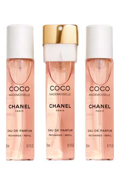 Женский рефил парфюмерной воды coco mademoiselle (3x20ml) CHANEL, арт. 0116410