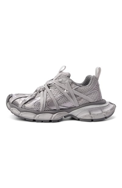 Комбинированные кроссовки 3xl extreme laces b BALENCIAGA серого цвета по цене 194000 руб., арт. 825599/W3XCH, фото 4 Комбинированные кроссовки 3xl extreme laces b BALENCIAGA, арт. 825599/W3XCH, фото 4