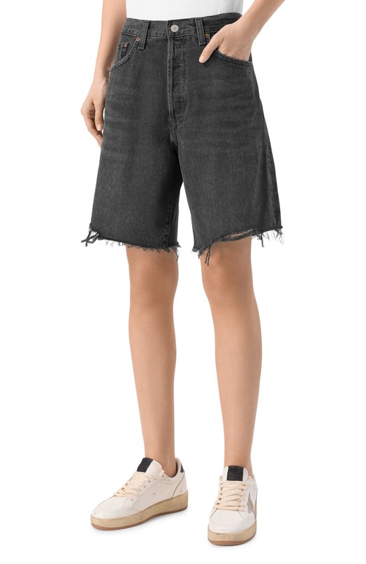 Джинсовые шорты Indra Agolde A2221157 Чёрный  A2221157 Фото 3