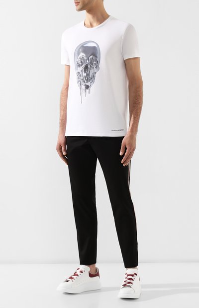 Кожаные кеды oversized ALEXANDER MCQUEEN, арт. 553680/WHVIP, фото 2