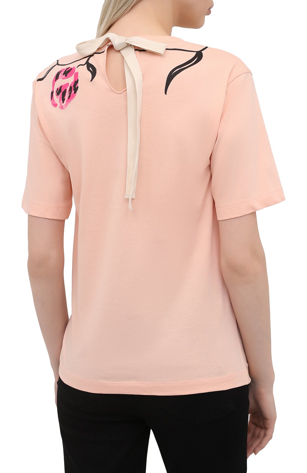 Хлопковая футболка MARNI, арт. THJE0220P1/USCR28, фото 4