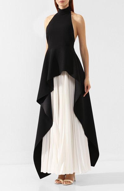 Платье SOLACE LONDON черно-белого цвета по цене 41450 руб., арт. 0S23050, фото 3 Платье SOLACE LONDON, арт. 0S23050, фото 3