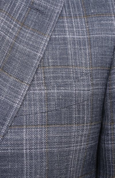 Пиджак из шерсти и шелка CANALI, арт. 21288/CF01079/02, фото 5